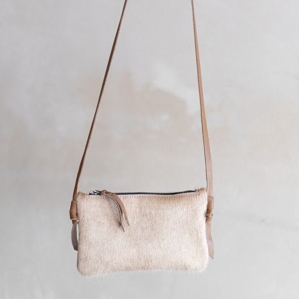 Van Buren seit 1861 Crossbody clutch - Champagne