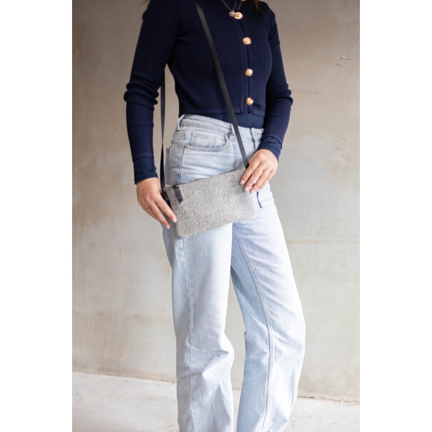 Van Buren seit 1861 Crossbody clutch - Grau