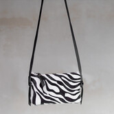 Crossbody clutch - Zebra
