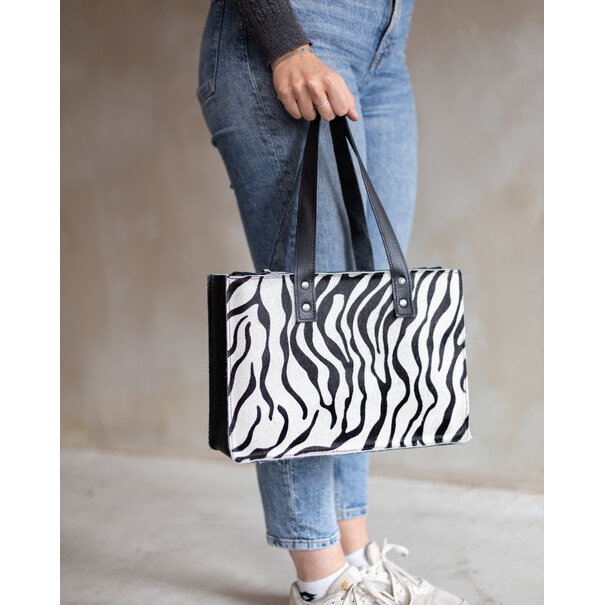 Van Buren seit 1861 Handtasche - Zebra