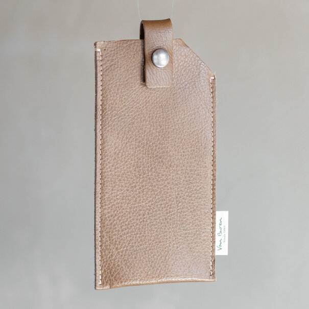 Van Buren seit 1861 Brillenetui - Sandfarbenes Leder