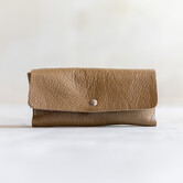 Brillenetui Magnet - Sand Leder