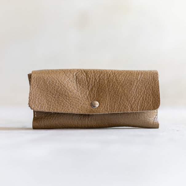 Van Buren seit 1861 Brillenetui Magnet - Sand Leder