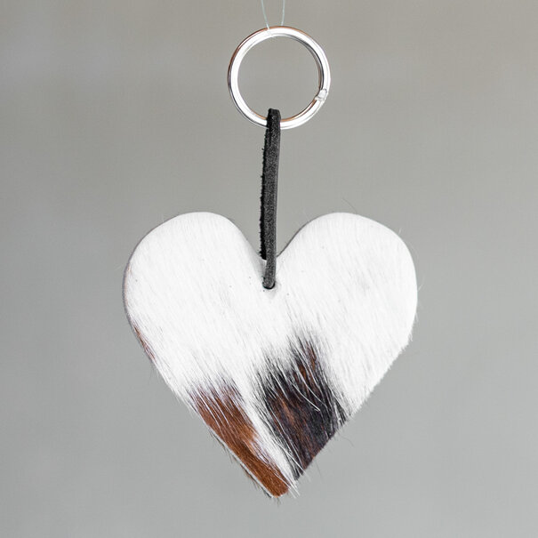 Van Buren seit 1861 Schlüsselanhänger Herz - Dreifarbig