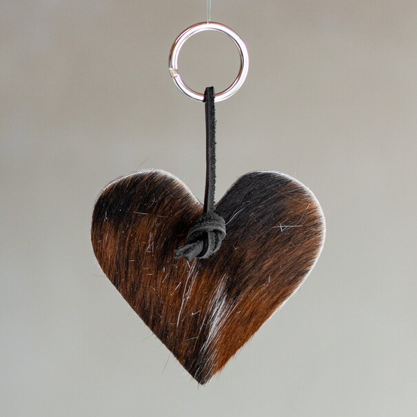 Van Buren seit 1861 Schlüsselanhänger Herz - Dreifarbig