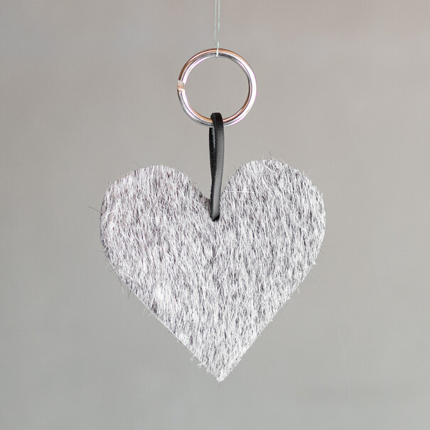 Van Buren seit 1861 Schlüsselanhänger Herz - Grau