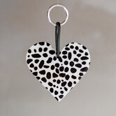 Schlüsselanhänger Herz - Mini dalmatiner