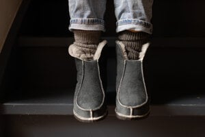 Lammfell Unisex Hausschuhe