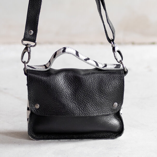 Van Buren seit 1861 Tasche Maren - Schwarz/Zebra side