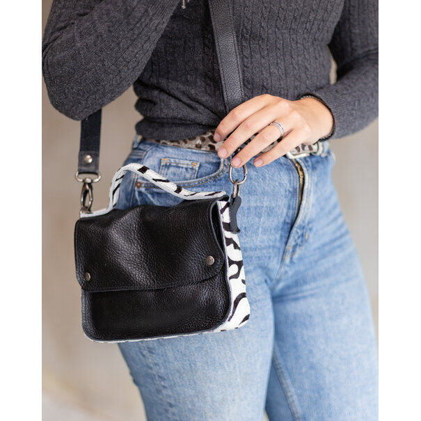 Van Buren seit 1861 Tasche Maren - Schwarz/Zebra side