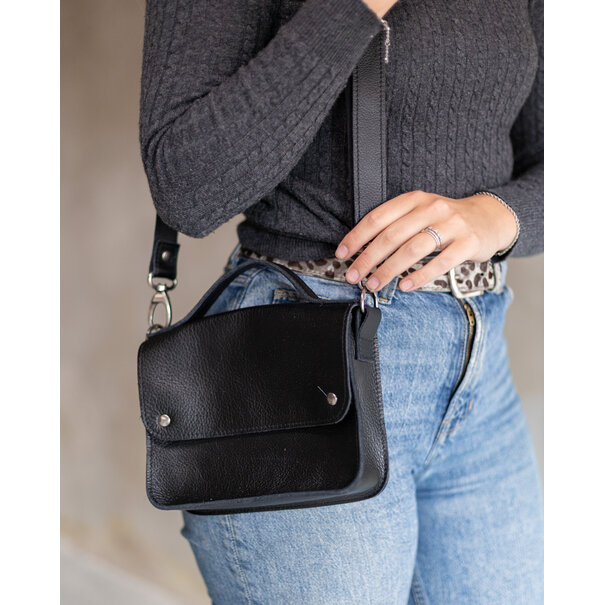 Van Buren seit 1861 Tasche Maren - Schwarzes leder