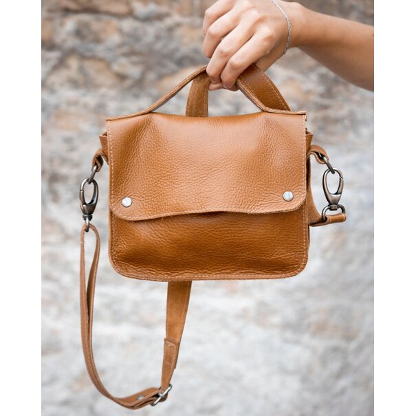 Van Buren seit 1861 Tasche Maren - cognacfarbenes Leder