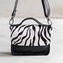 Tasche Maren - Schwarz/Zebra front
