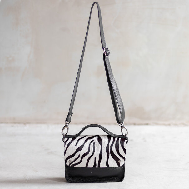 Van Buren seit 1861 Tasche Maren - Schwarz/Zebra front