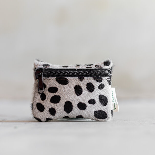 Van Buren seit 1861 Brieftasche mit Reißverschluss - Dalmatiner