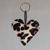 Schlüsselanhänger Herz gefüllt - Panther