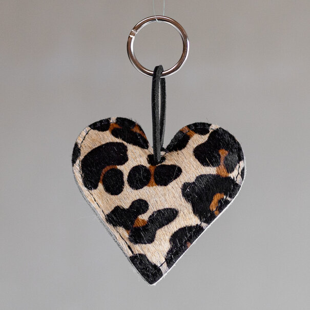 Van Buren seit 1861 Schlüsselanhänger Herz gefüllt - Panther