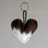 Schlüsselanhänger Herz gefüllt - Dreifarbig