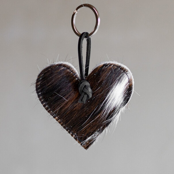 Van Buren seit 1861 Schlüsselanhänger Herz gefüllt - Dreifarbig