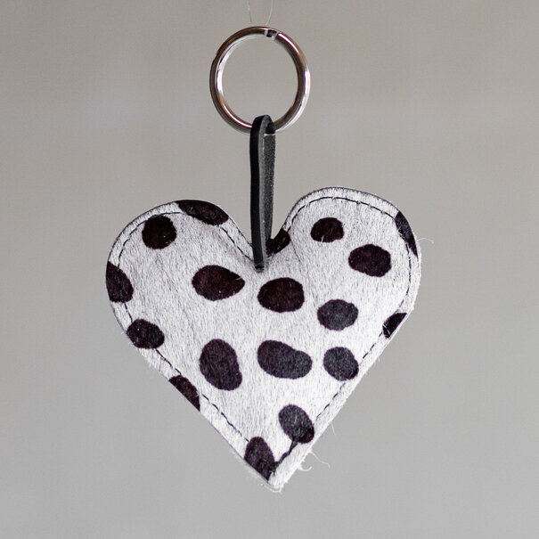 Van Buren seit 1861 Schlüsselanhänger Herz gefüllt - Dalmatiner