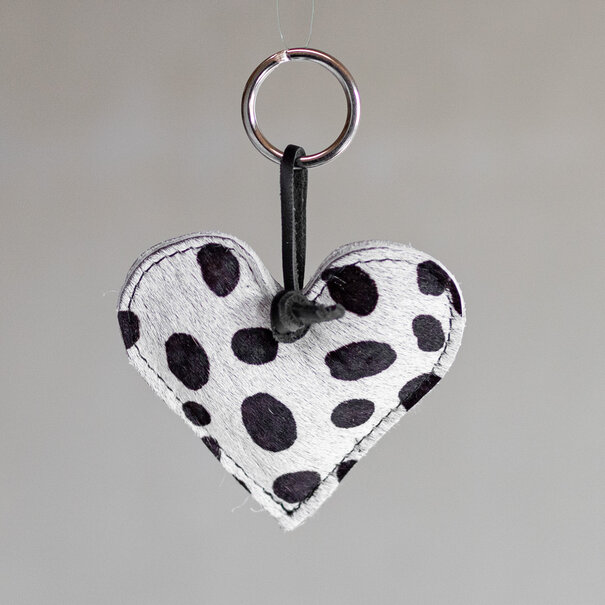 Van Buren seit 1861 Schlüsselanhänger Herz gefüllt - Dalmatiner