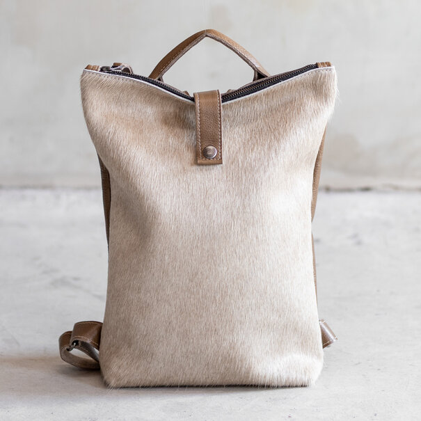 Van Buren seit 1861 Rucksack sandra - champagner