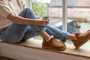 Lammfell Damen Hausschuhe