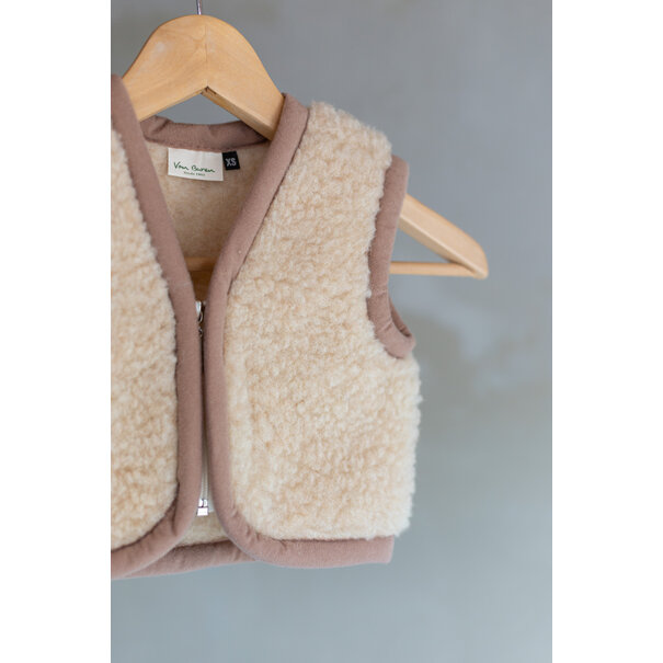 Van Buren seit 1861 Baby wollweste Nilo Camel - XS / 74-92