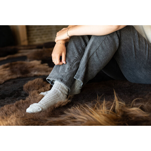 Van Buren seit 1861 Wollsocken Sid - Grau