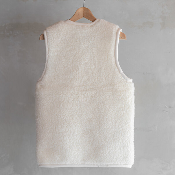 Van Buren seit 1861 Wollweste Taru Off-White - 6 Größen - S bis XXXL