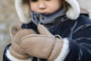 Baby & kinderhandschuhe und mütze