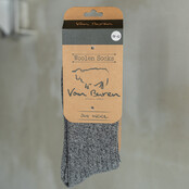 Van Buren seit 1861 Wollsocken Yuki - Anthrazit