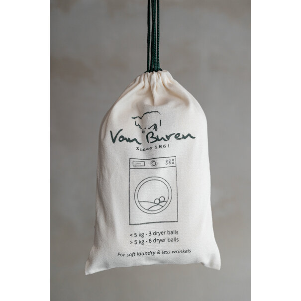 Van Buren sinds 1861 Woolen Dryer Balls - Bag of 6