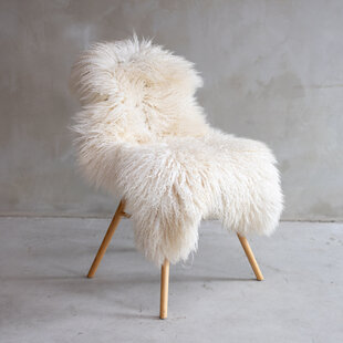 Gelocktes Schaffell Weiß - ca. 120x65cm - SVV-508