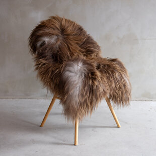 Isländisches Schaffell Rost-Braun - ca. 120x70cm - SVV-523