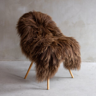 Isländisches Schaffell Rost-Braun - ca. 125x80cm - SVV-527