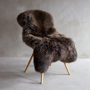 Texel Schaffell Natur-Braun - ca. 125x67cm - SVV-489