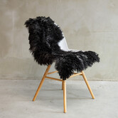 Tibetisch Schaffell Grau - SVV-565 - ca. 95x57cm