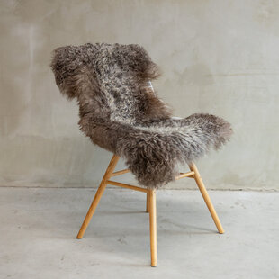 Tibetisch Schaffell Grau - SVV-560