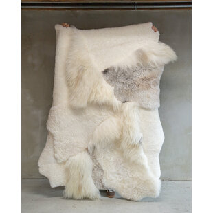 Einzigartiges Schaffell-Multilayer-Teppich Melange - SKM-121