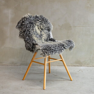 Einzigartiges Tibetisches graues Schaffell - SVV-596