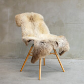 Einzigartig fotografiertes Texeler meliertes Schaffell ca. 115x65cm - SVV-607