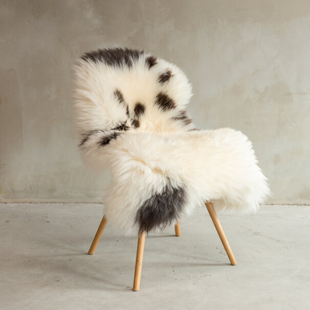 Van Buren seit 1861 Einzigartig fotografiertes Mélierte Schaffell - ca. 114x58cm - SVV-640