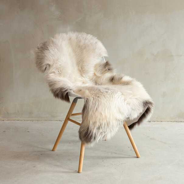 Van Buren seit 1861 Einzigartig fotografiertes Mélierte Schaffell - ca. 130x70cm - SVV-635