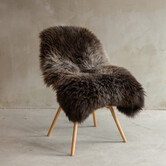 Einzigartig fotografiertes Blaues Texeler Schaffell - ca. 110x74cm - SVV-634