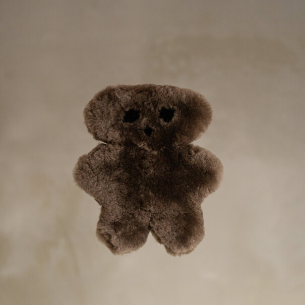 Van Buren seit 1861 Buurtje Bär - Merino-Schaffell-Kuscheltier - Braun - Klein