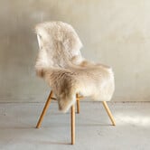 Einzeln fotografiertes deutsches Schwarzkopf-Schaffell - 111x57 - SVV-694