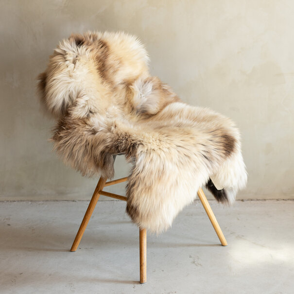 Van Buren seit 1861 Einzeln fotografiertes Schaffell Meliert XXL - 127x70 - SVV-719