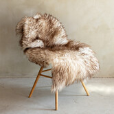 Einzeln fotografiertes Mouflon-Schaffell GR S - 123x84 - SVV-681