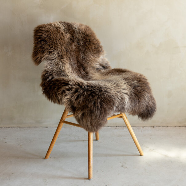 Van Buren seit 1861 Einzeln fotografiertes Schaffell Meliert XXL - 125x58 - SVV-712